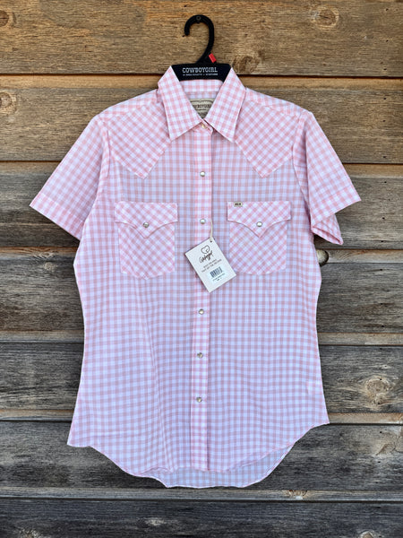 Cowboygirl Blossom Gingham Shortsleeve