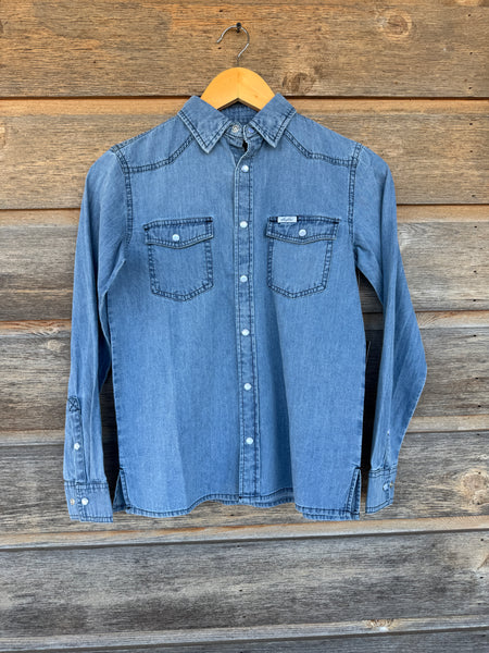 Youth Performance Long Sleeve - Denim
