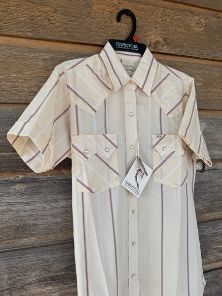 Cowboygirl Buttermilk Stripe Shortsleeve