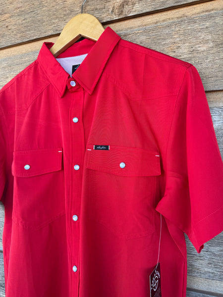 Red Performance Short Sleeve