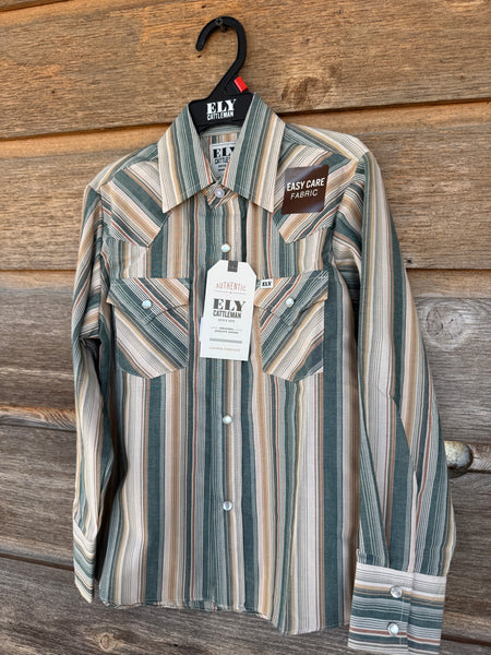 Ely Cattleman Olive & Tan YOUTH