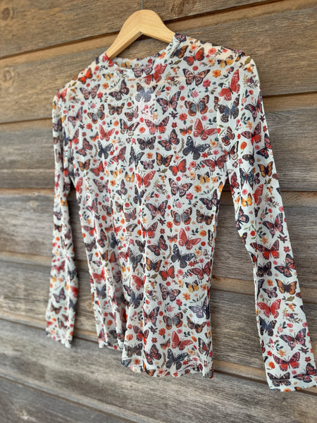 Buttterfly Mesh Top