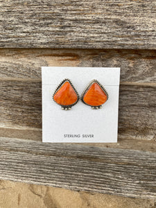 Spiny Oyster Stud Earrings