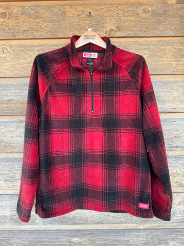 The Weekend Pullover - Red & Black