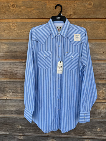 Vented Striped Longsleeve - Blue