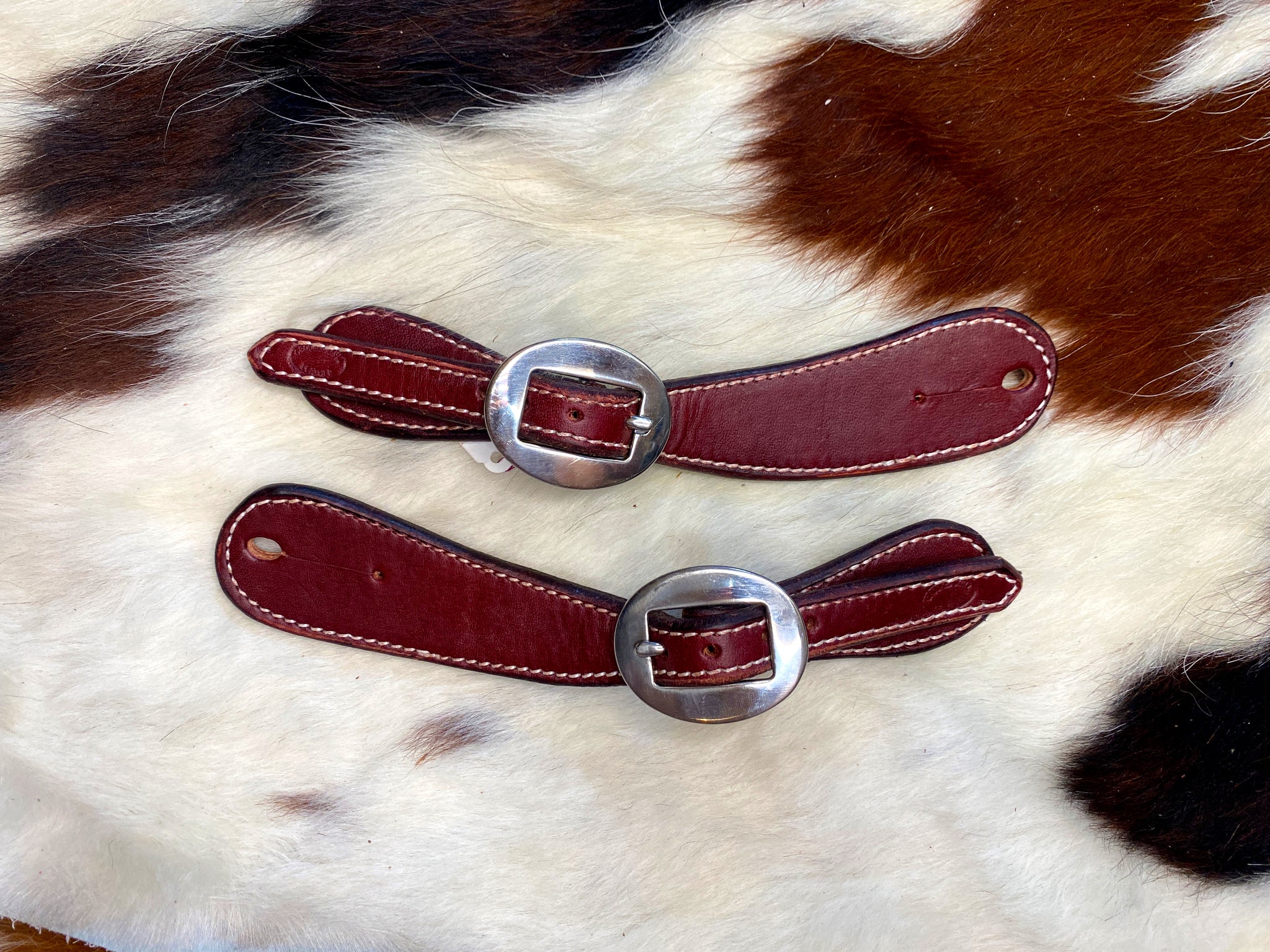 English Bridle Spur Leathers