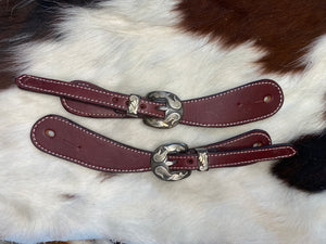 English Bridle Spur Leathers - Tooley Buckles